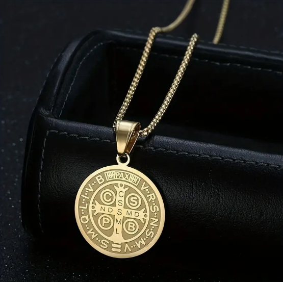 COLLAR BENDECIDO SAN BENITO (UNISEX)