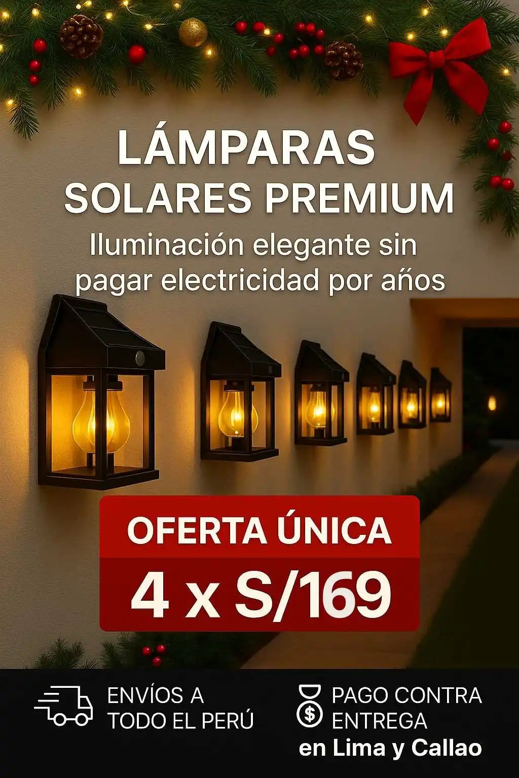 LÁMPARAS SOLARES PREMIUM