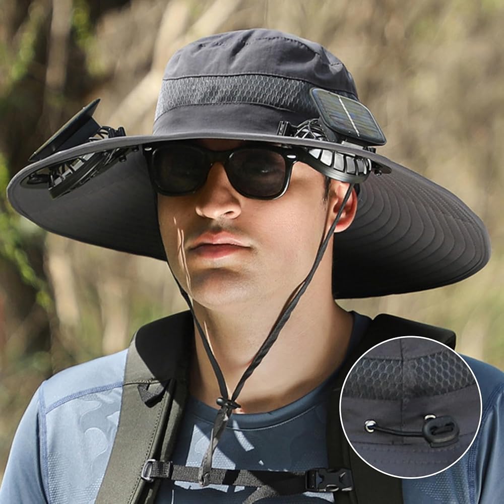 Sombrero Solar TurboFresh™ con Ventiladores Integrados