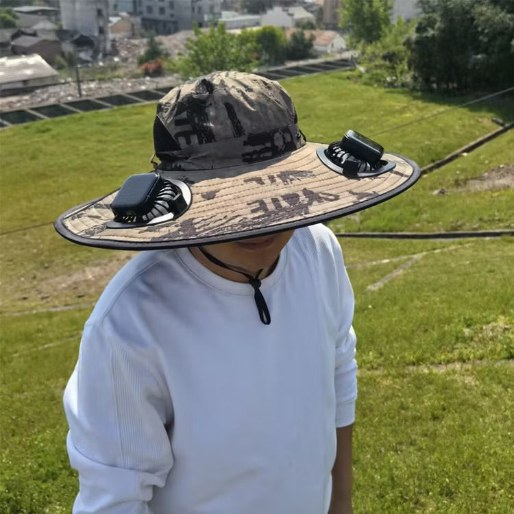 Sombrero Solar TurboFresh™ con Ventiladores Integrados