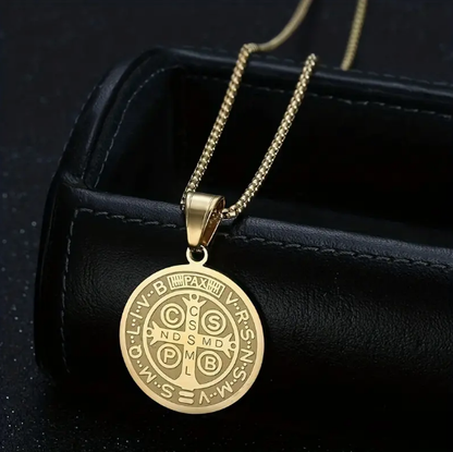 COLLAR BENDECIDO SAN BENITO (UNISEX)